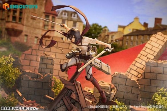 ENSOUTOYS《进击的巨人》米卡莎·阿卡曼1/7比例模型(图5)