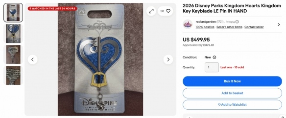 徽章卖3000元?《王国之心》周边遭黄牛哄抬 粉丝叫苦(图2)