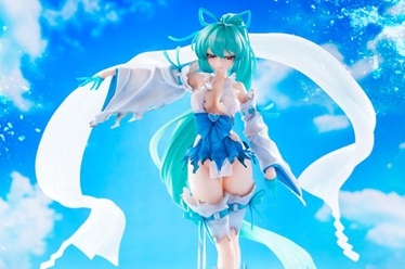WING《梦想成为魔法少女》玛吉雅碧蓝薄冰巫女模型 - 知音漫境