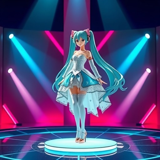 初音未来Crystal Dress Ver.模型 预计2026年9月发售 - 知音漫境