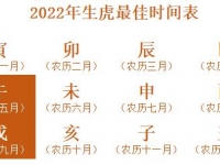 2022虎年几月份生宝宝比较好 - 和炁风水堂