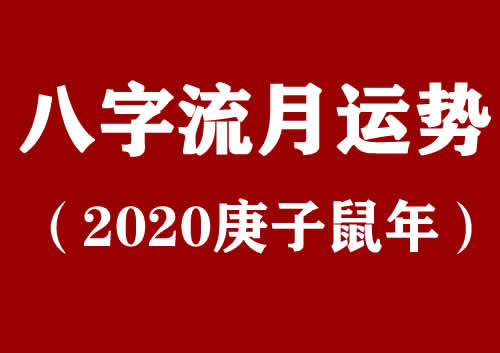 [专题]2020年八字流月运势(庚子鼠年)(图1)