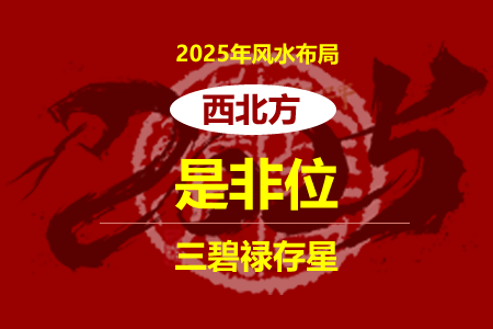 2025年是非位在西北方( 如何布局化解)(图1) 2025年是非位在西北方( 如何布局化解)(图1)
