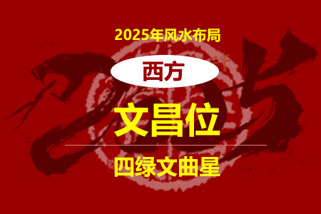 2025年文昌位在西方 提升学业运势(图1)