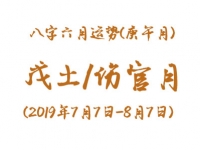 2019年八字辛未月运势：戊土/伤官月 - 和炁风水堂