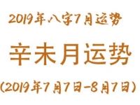 2019年八字辛未月运势(2019年7月7日-8月7日) - 和炁风水堂