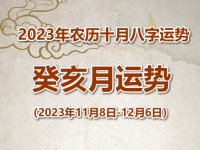 2023年八字癸亥月运势(2023年11月8日-12月6日) - 和炁风水堂