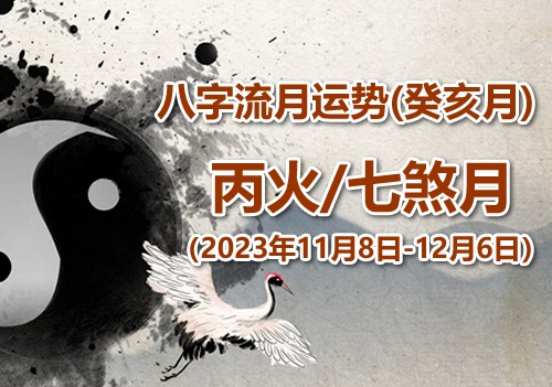 2023年八字癸亥月运势：丙火/七煞月(图1)