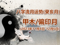 2023年八字癸亥月运势：甲木/偏印月 - 和炁风水堂