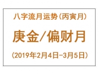 2019年八字丙寅月运势：庚金/偏财月 - 和炁风水堂