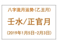 2019年八字乙丑月运势：壬水/正官月 - 和炁风水堂