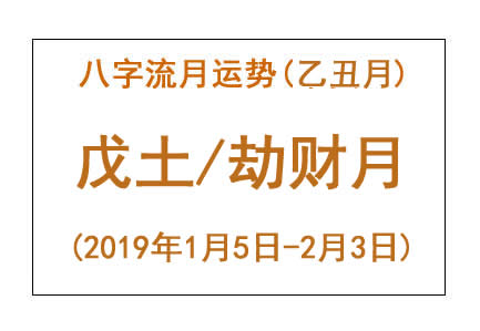 2019年八字乙丑月运势：戊土/劫财月(图1)