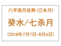 2018年八字己未月运势：癸水/七杀月 - 和炁风水堂