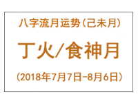 2018年八字己未月运势：丁火/食神月 - 和炁风水堂