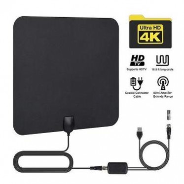 电视天线 Digital HDTV antenna室内电视天线 1080P 4K电视天 电视天线 Digital HDTV antenna室内电视天线 1080P 4K电视天