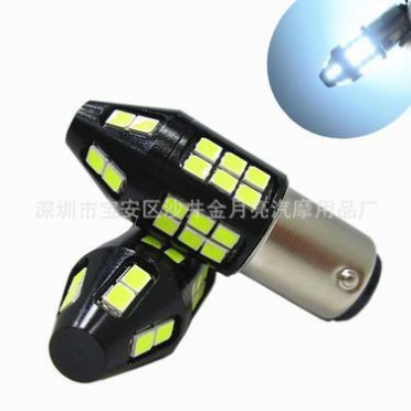 新款LED刹车灯1157-2835-40W高亮解码刹车灯BAY15D双触点车尾灯