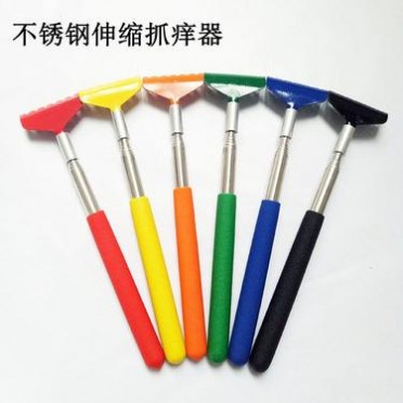 不锈钢凤爪式可伸缩痒痒挠 不求人老头乐 挠痒扒抓背耙子抓痒器