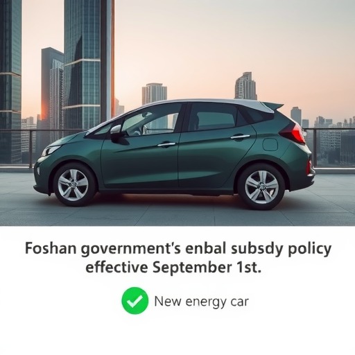 9月1日起 佛山购买/更换新能源汽车最高补助2万元 9月1日起 佛山购买/更换新能源汽车最高补助2万元