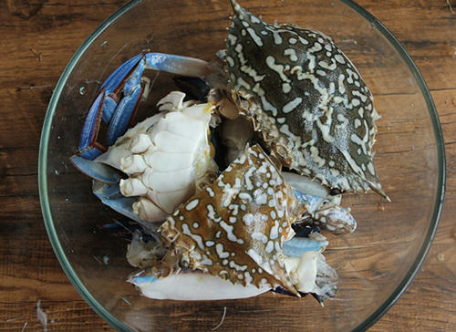 家常螃蟹粉丝煲
