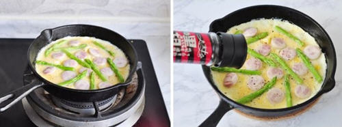 金枪鱼肠芦笋烘蛋 金枪鱼肠芦笋烘蛋