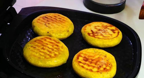电饼铛菠菜馅饼