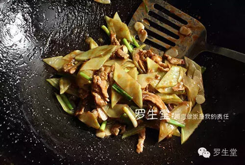 青笋肉片家常做法