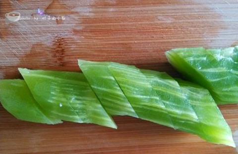 青笋肉片家常做法