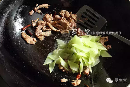 青笋肉片家常做法