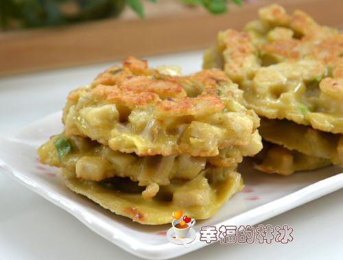 面粉莲藕饼 面粉莲藕饼