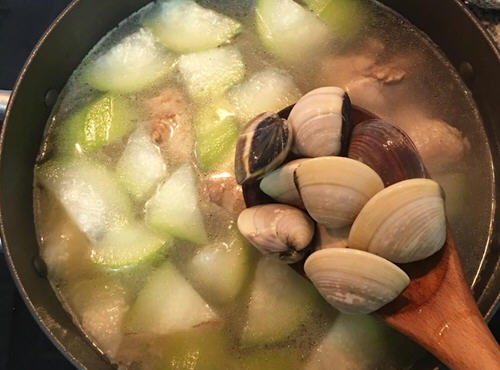 冬瓜蛤蜊鸡汤