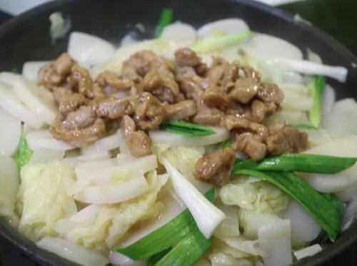 年糕炒白菜家常做法