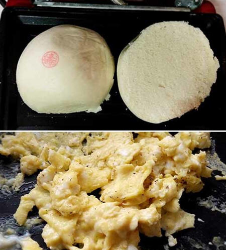 味噌猪腱子肉+热压馒头堡一菜二吃