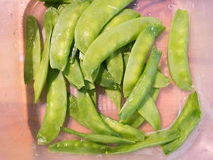 扁豆培根炒甜鸡蛋