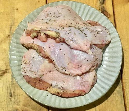 迷迭香脆皮鸡腿排