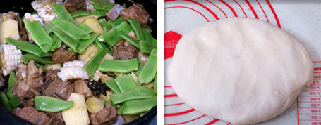 豆角排骨焖卷子 豆角排骨焖卷子