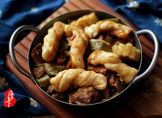 豆角排骨焖卷子 豆角排骨焖卷子
