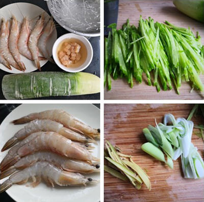 白萝卜粉丝炖虾 白萝卜粉丝炖虾