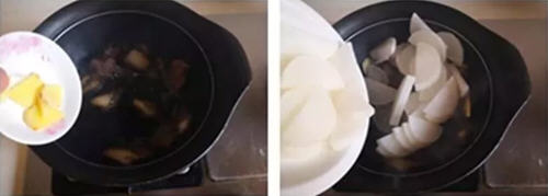 腊肉清炖白萝卜3 腊肉清炖白萝卜3