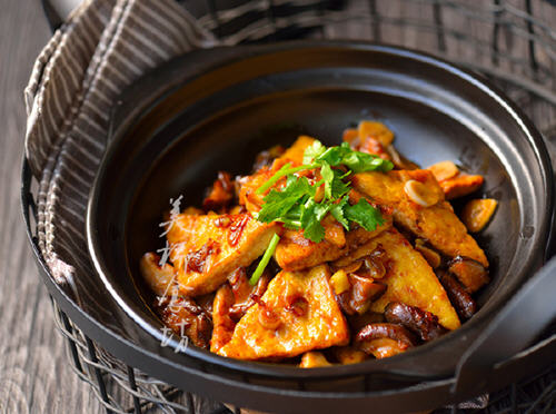 砂锅香菇豆腐煲1 砂锅香菇豆腐煲1