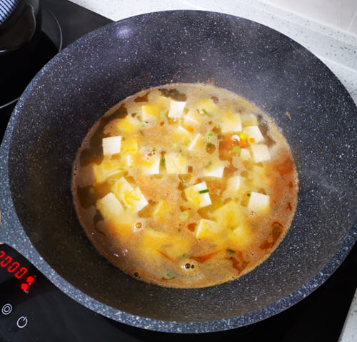 蔬菜虾仁烩豆腐3 蔬菜虾仁烩豆腐3