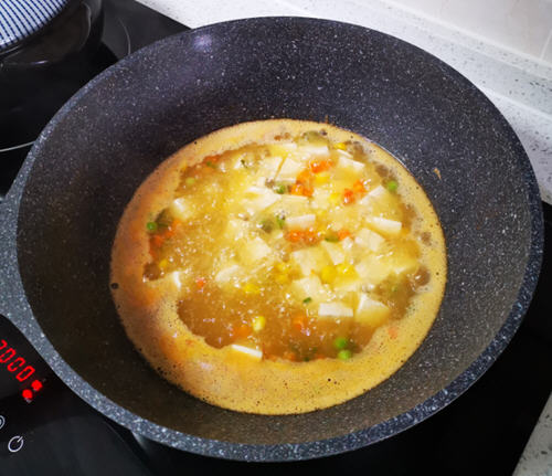 蔬菜虾仁烩豆腐2 蔬菜虾仁烩豆腐2