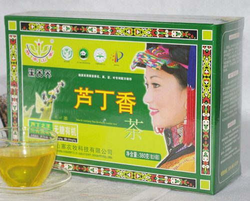 彝家山寨黑苦荞芦丁香茶 彝家山寨黑苦荞芦丁香茶