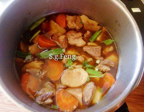 wmf高压锅做土豆炖肉