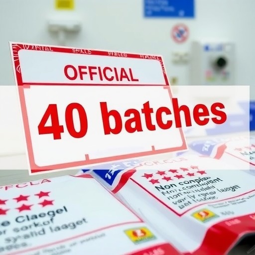 国家市场监管总局通报40批次食品不合格！