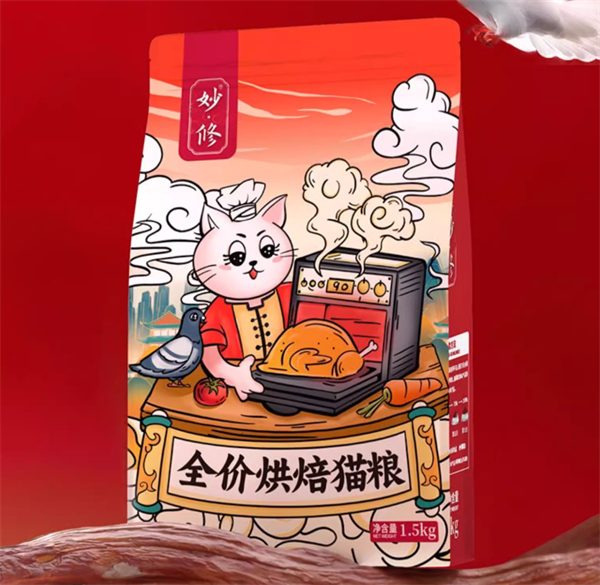 妙修烘焙猫粮测评