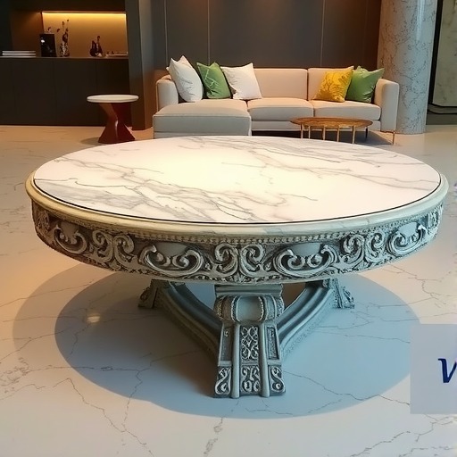 大理石餐桌厂家直销工艺品(图2)