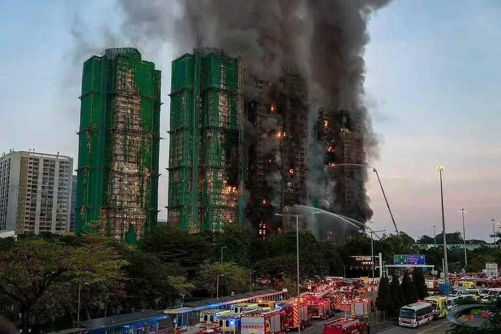 不排除刑事案件！香港住宅维修发生火灾 已致44人遇难(图1)